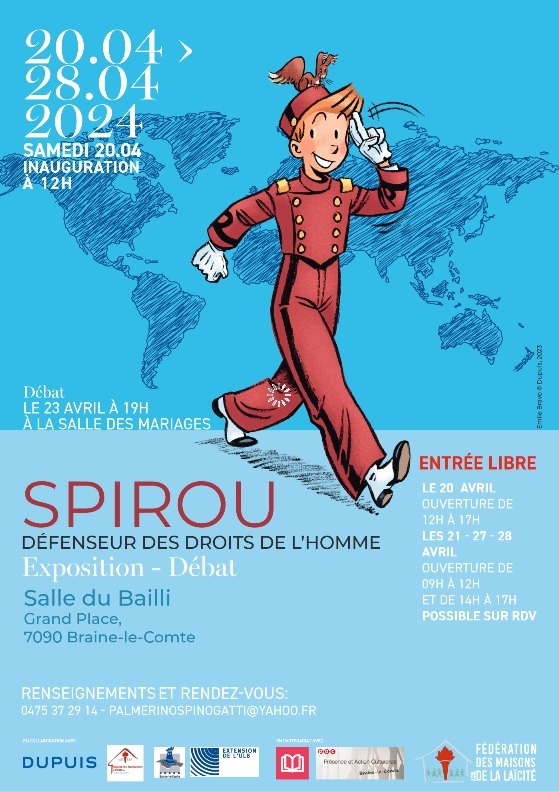 Exposition-débat « SPIROU – Défenseur des droits de l’homme »