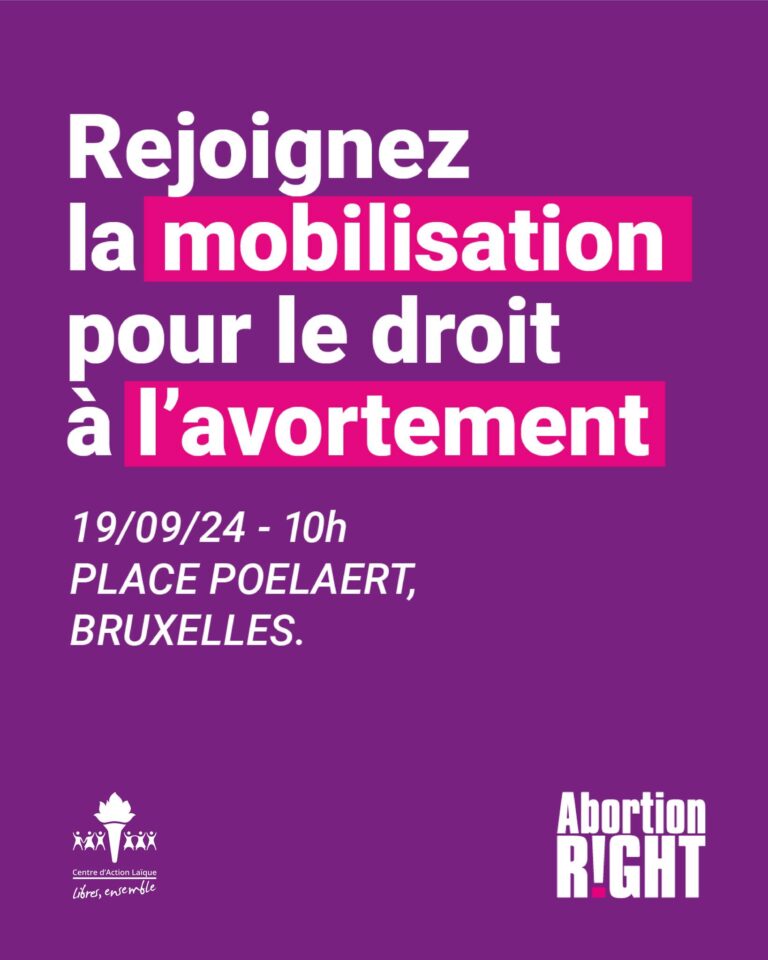 L&rsquo;avortement est un droit. Changez la loi !