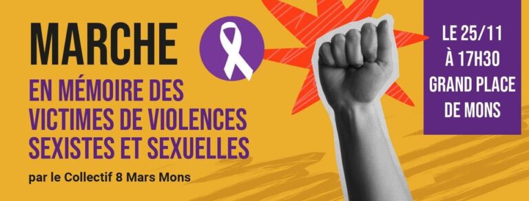 Marche en mémoire des victimes de violences sexistes et sexuelles