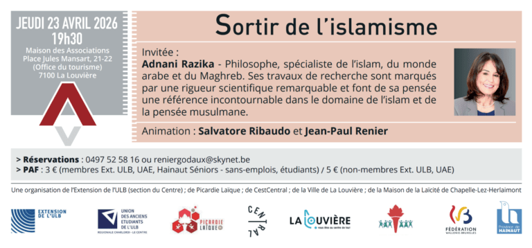 Conférence-débat « Sortir de l&rsquo;islamisme »
