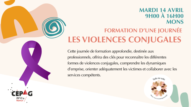 Formation sur les violences conjugales pour professionnel.le.s