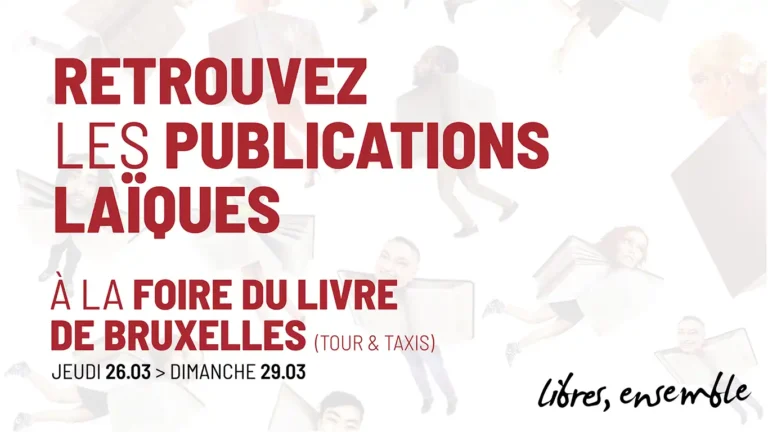 Les publications laïques à la foire du livre de Bruxelles