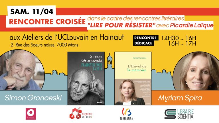 Rencontre croisée – Simon Gronowski et Myriam Spira