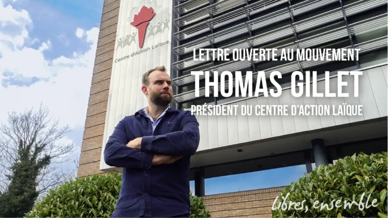 Thomas Gillet, élu président du Centre d&rsquo;Action Laïque