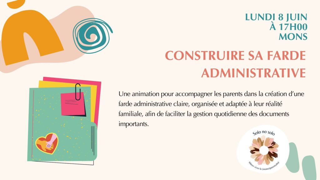 Atelier parents – Construire sa farde administrative
