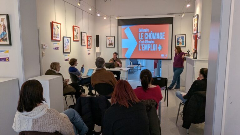 Retour sur notre séance d’informations à Mons concernant Arizona et la réforme du chômage