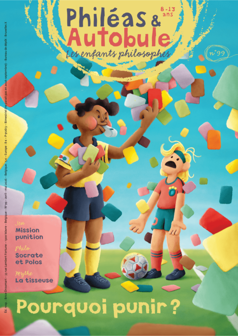 Pourquoi punir ? Nouveau numéro du magazine pour les enfants philosophes Philéas et Autobule