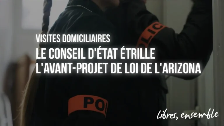 Visites domiciliaires. Qui frappe ainsi ?