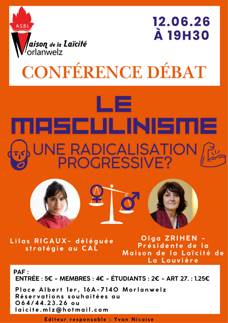 Conférence-débat « Le masculinisme : une radicalisation progressive? »
