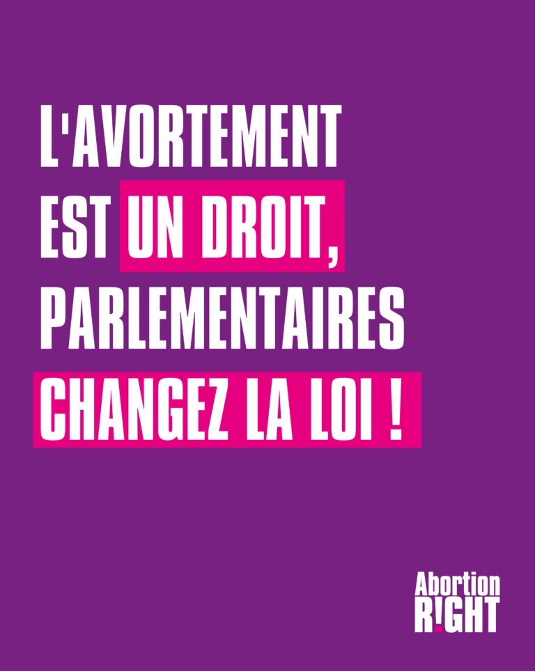 IVG : Abortion Right dénonce une réforme minimale et déconnectée du terrain