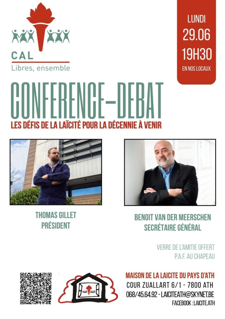 Conférence-débat « Les défis de la laïcité pour les décennies à venir »