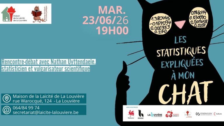 Rencontre-débat « Les statistiques expliquées à mon chat »