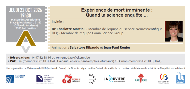 Conférence-débat « Expérience de mort imminente : Quand la science enquête … »