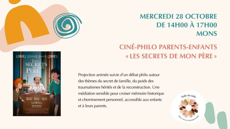 Ciné-philo parents-enfants « Les secrets de mon père »
