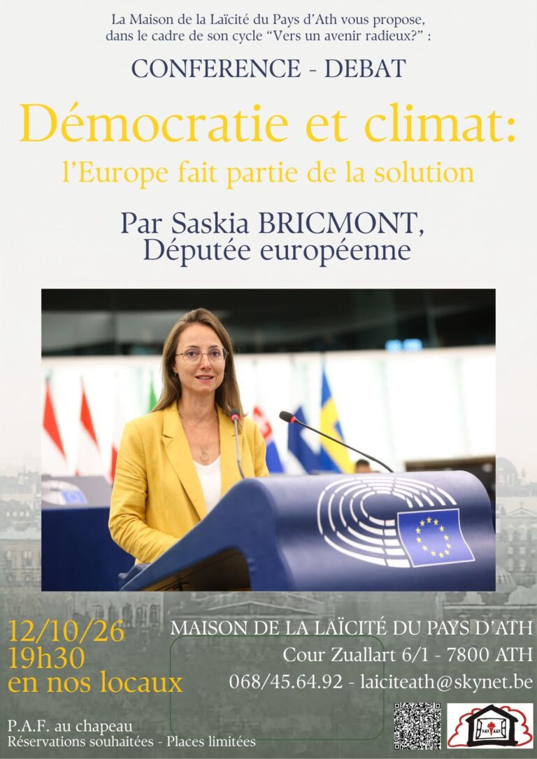 Conférence/débat « Démocratie et climat : l&rsquo;Europe fait partie de la solution » 