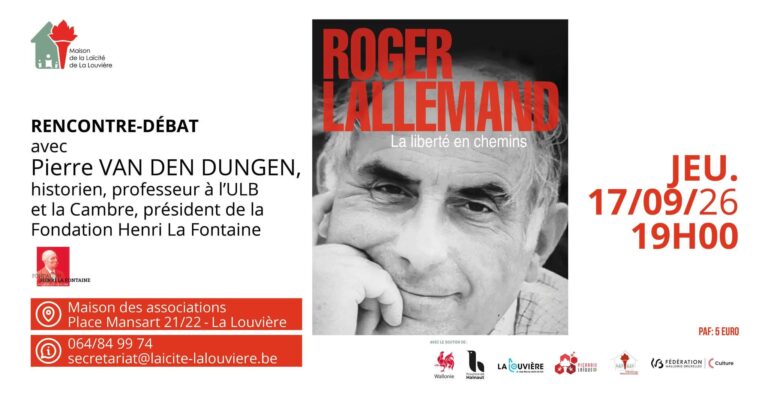 Rencontre-débat « Roger Lallemand : la liberté en chemins »