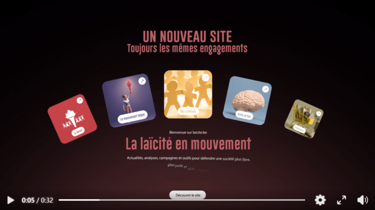 Le Centre d&rsquo;Action Laïque dévoile son nouveau site internet