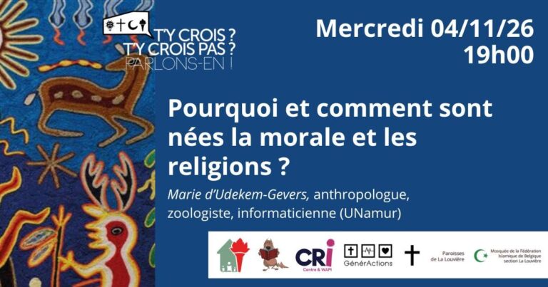 Rencontre-débat « Pourquoi et comment sont nées la morale et la religion ? »
